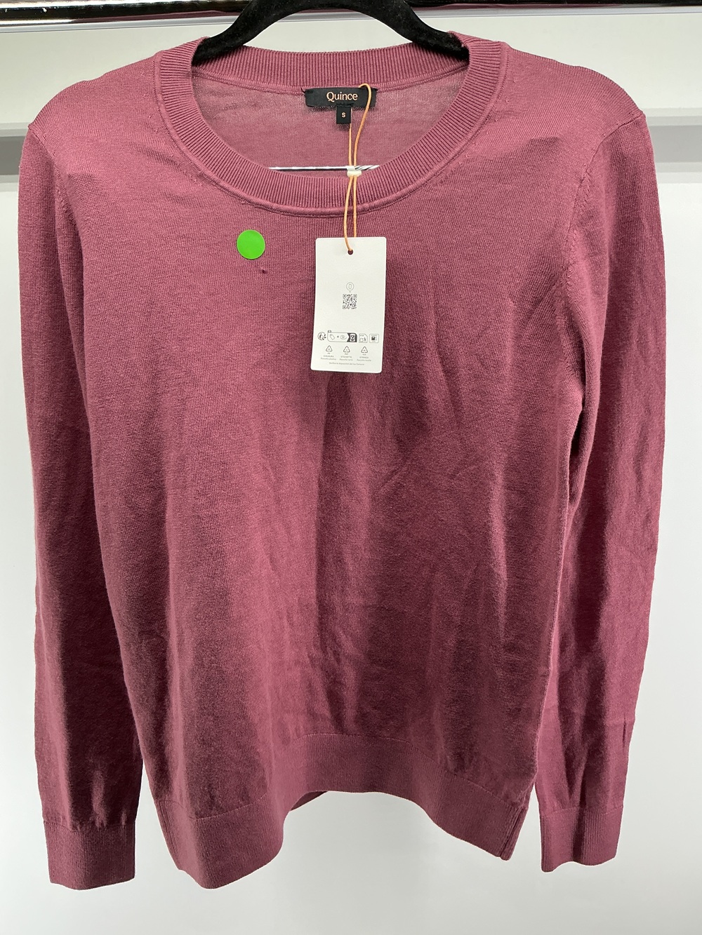 Lightweight Cotton Cashmere Crew Sweater